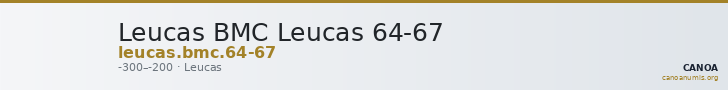 Leucas BMC Leucas 64-67 — CANOA