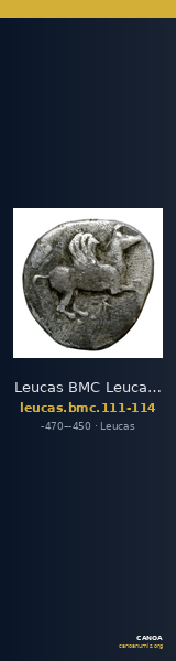 Leucas BMC Leucas (Corinth) 111-114 — CANOA
