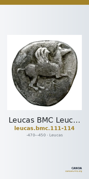 Leucas BMC Leucas (Corinth) 111-114 — CANOA