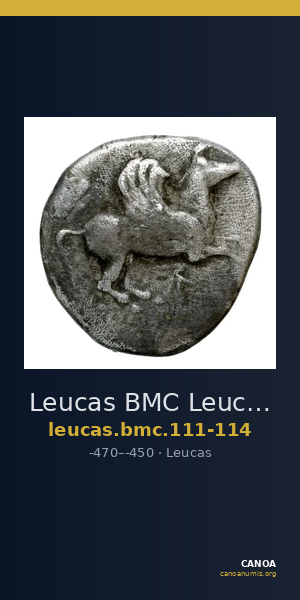 Leucas BMC Leucas (Corinth) 111-114 — CANOA