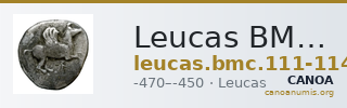 Leucas BMC Leucas (Corinth) 111-114 — CANOA