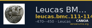 Leucas BMC Leucas (Corinth) 111-114 — CANOA