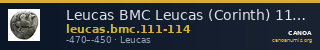 Leucas BMC Leucas (Corinth) 111-114 — CANOA