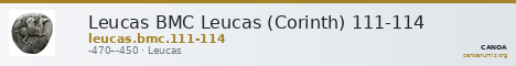 Leucas BMC Leucas (Corinth) 111-114 — CANOA
