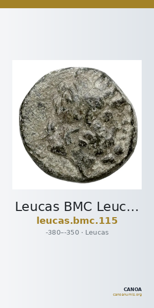Leucas BMC Leucas (Corinth) 115 — CANOA