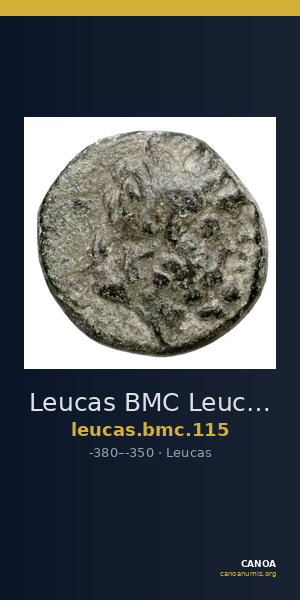 Leucas BMC Leucas (Corinth) 115 — CANOA