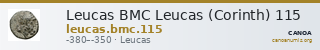 Leucas BMC Leucas (Corinth) 115 — CANOA
