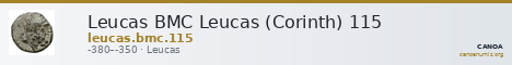 Leucas BMC Leucas (Corinth) 115 — CANOA