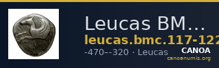 Leucas BMC Leucas (Corinth) 117-122 — CANOA