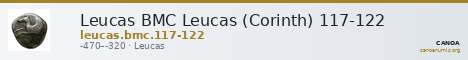 Leucas BMC Leucas (Corinth) 117-122 — CANOA