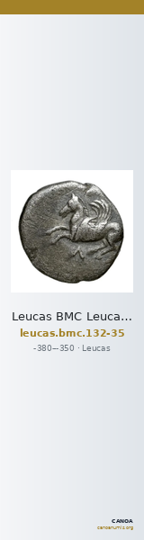 Leucas BMC Leucas (Corinth) 132-135 — CANOA