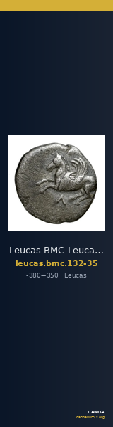 Leucas BMC Leucas (Corinth) 132-135 — CANOA