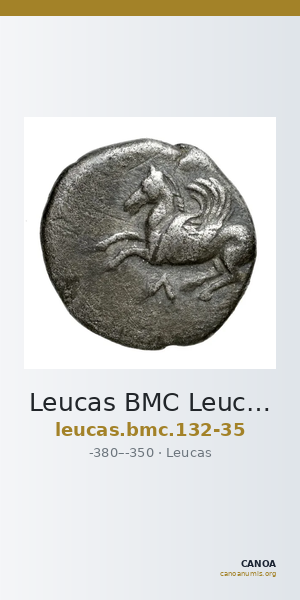 Leucas BMC Leucas (Corinth) 132-135 — CANOA