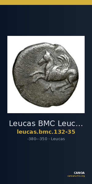 Leucas BMC Leucas (Corinth) 132-135 — CANOA