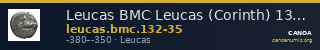 Leucas BMC Leucas (Corinth) 132-135 — CANOA