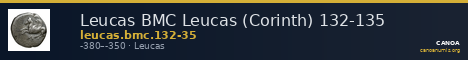 Leucas BMC Leucas (Corinth) 132-135 — CANOA