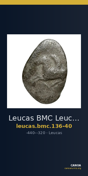 Leucas BMC Leucas (Corinth) 136-140 — CANOA