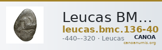 Leucas BMC Leucas (Corinth) 136-140 — CANOA
