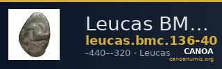 Leucas BMC Leucas (Corinth) 136-140 — CANOA