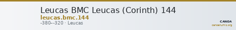 Leucas BMC Leucas (Corinth) 144 — CANOA