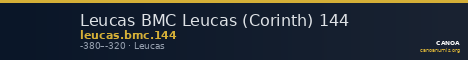 Leucas BMC Leucas (Corinth) 144 — CANOA