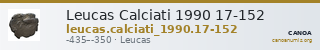 Leucas Calciati 1990 17-152 — CANOA