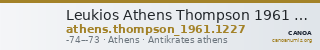 Leukios Athens Thompson 1961 1227 — CANOA