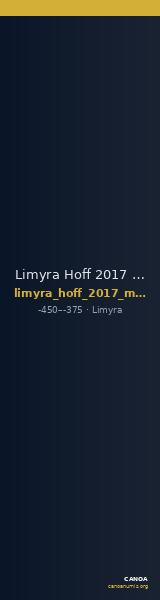 Limyra Hoff 2017 M293 — CANOA