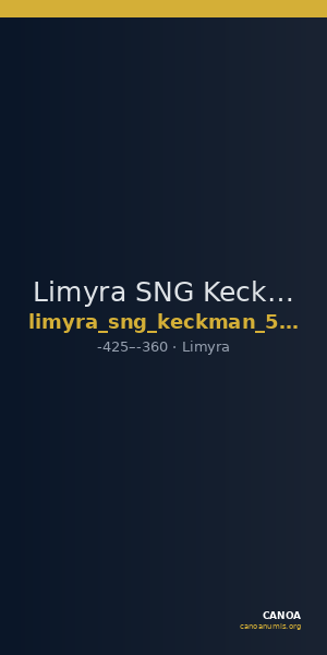 Limyra SNG Keckman 507 — CANOA