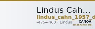 Lindus Cahn 1957 D — CANOA