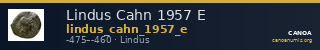 Lindus Cahn 1957 E — CANOA