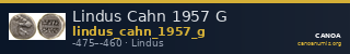 Lindus Cahn 1957 G — CANOA