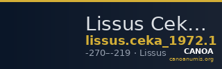 Lissus Ceka 1972 1 — CANOA