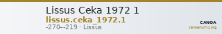 Lissus Ceka 1972 1 — CANOA