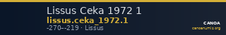 Lissus Ceka 1972 1 — CANOA