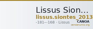 Lissus Siontes 2013 Type II — CANOA