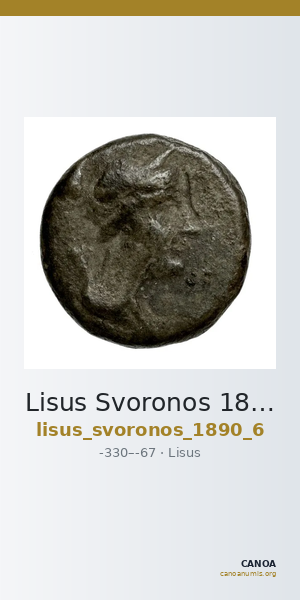 Lisus Svoronos 1890 (1972) 6 — CANOA