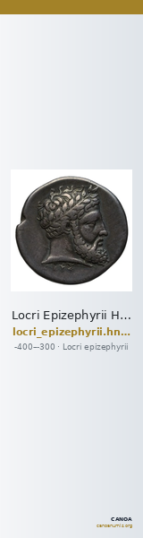 Locri Epizephyrii Historia Numorum Italy 2310 — CANOA