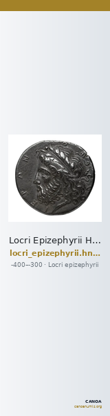 Locri Epizephyrii Historia Numorum Italy 2319-2323 — CANOA