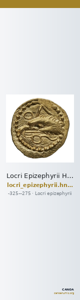 Locri Epizephyrii Historia Numorum Italy 2345-2346 — CANOA