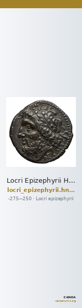 Locri Epizephyrii Historia Numorum Italy 2347-2351 — CANOA