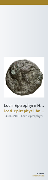 Locri Epizephyrii Historia Numorum Italy 2402-2406 — CANOA