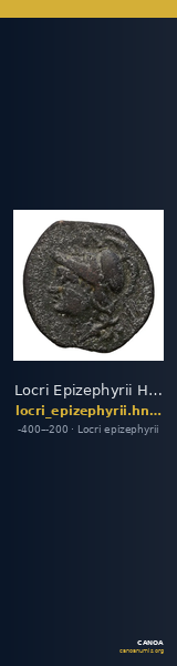 Locri Epizephyrii Historia Numorum Italy 2407 — CANOA