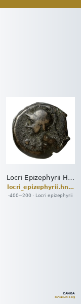 Locri Epizephyrii Historia Numorum Italy 2422 — CANOA