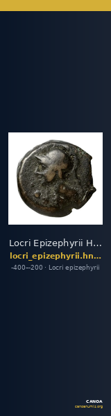 Locri Epizephyrii Historia Numorum Italy 2422 — CANOA