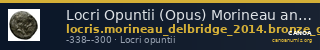 Locri Opuntii (Opus) Morineau and Delbridge 2014 Group 12 — CANOA