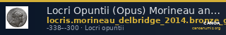 Locri Opuntii (Opus) Morineau and Delbridge 2014 Group 19-23 — CANOA
