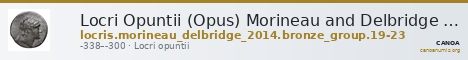 Locri Opuntii (Opus) Morineau and Delbridge 2014 Group 19-23 — CANOA