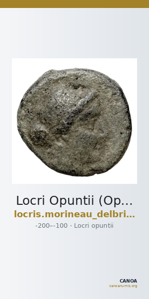 Locri Opuntii (Opus) Morineau and Delbridge 2014 Group 24-8 — CANOA