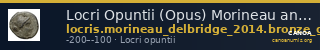 Locri Opuntii (Opus) Morineau and Delbridge 2014 Group 24-8 — CANOA